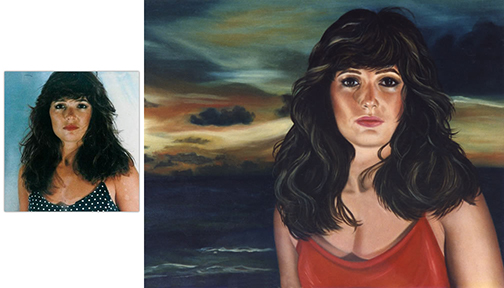 Diane-at-Sunrise-Oil-on-Canvas